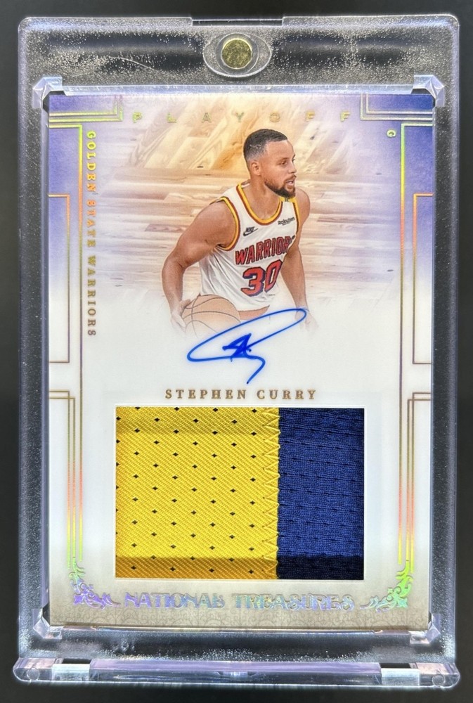 2024-25 Panini National Treasures Stephen Curry Retro 2007 Patch Auto #/10
