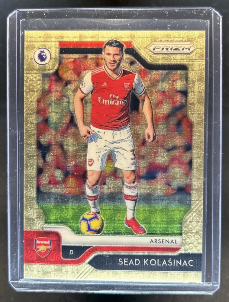 2019 Panini Prizm Premier League Sead Kolasinac Gold Power #/5 Arsenal