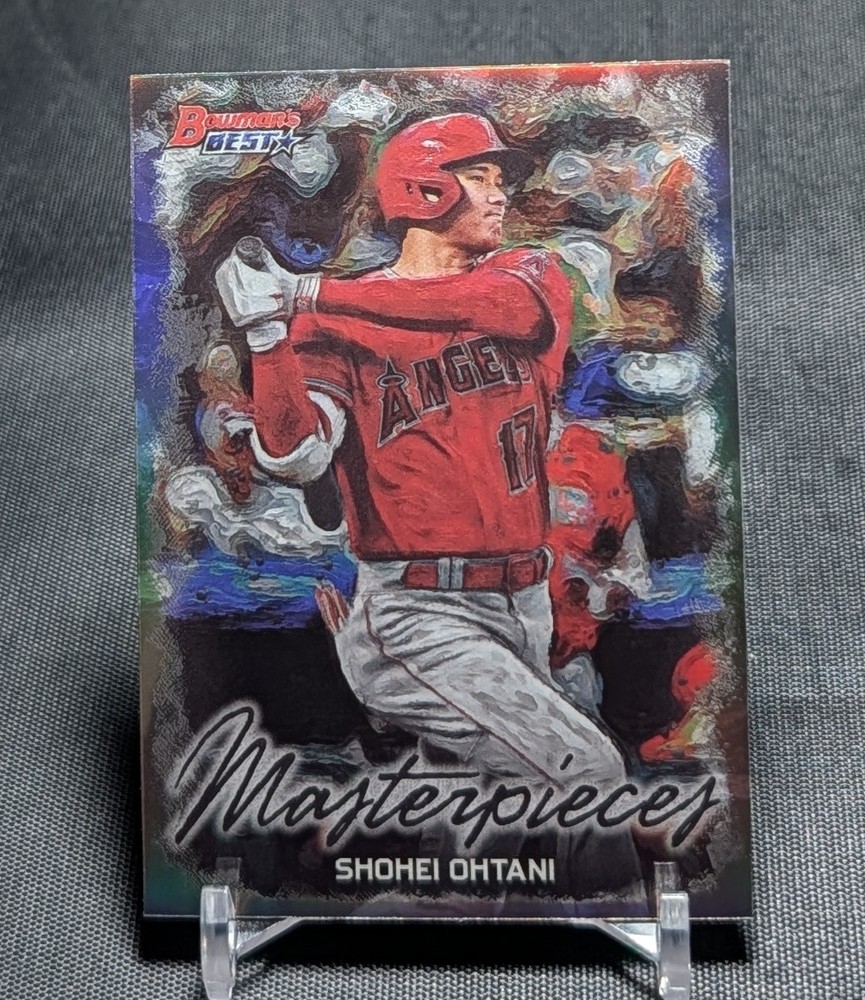 Shohei Ohtani Masterpieces Chrome Refractor 2023 Bowman's Best #1 Angels/Dodgers