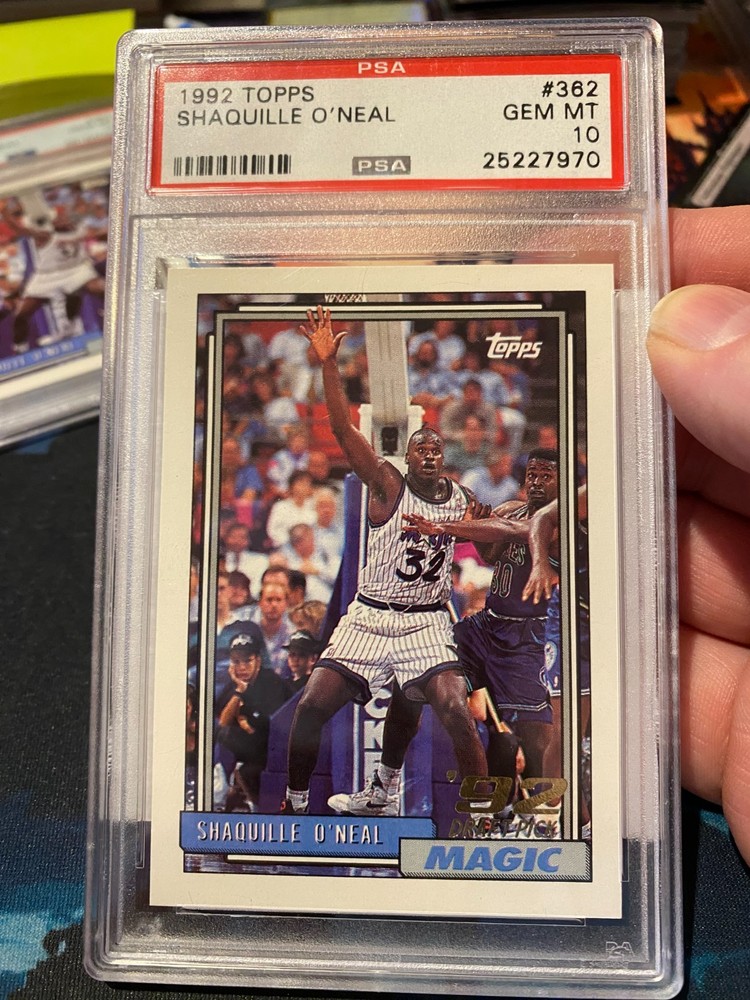 1992 Topps Shaquille O'neal PSA 10 Rookie Card