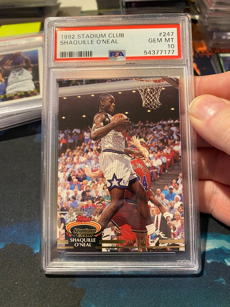 1992 Stadium Club Shaquille O'neal PSA 10