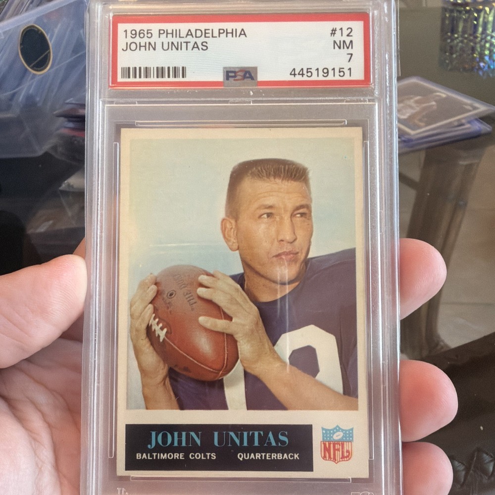 1965 Philadelphia - John Unitas PSA Grade 7 High Grade Rare