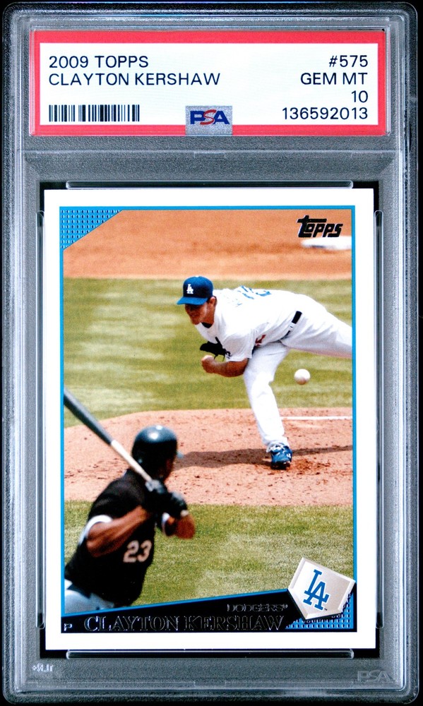 2009 Topps #575 Clayton Kershaw PSA 10