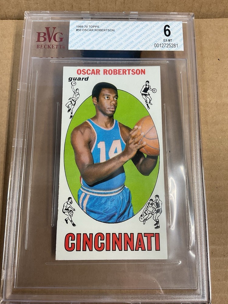 1969-70 Topps Basketball, #50 Oscar Robertson / BVG 6