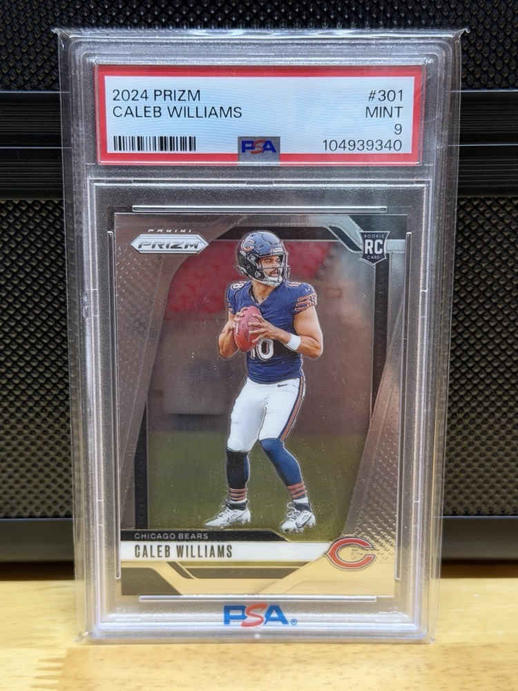 2024 Panini Prizm Rookie Caleb Williams #301 PSA 9 Chicago Bears 🏈