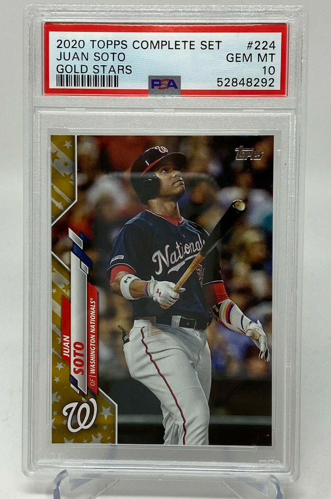 2020 Topps #224  Gold Stars Juan Soto PSA 10