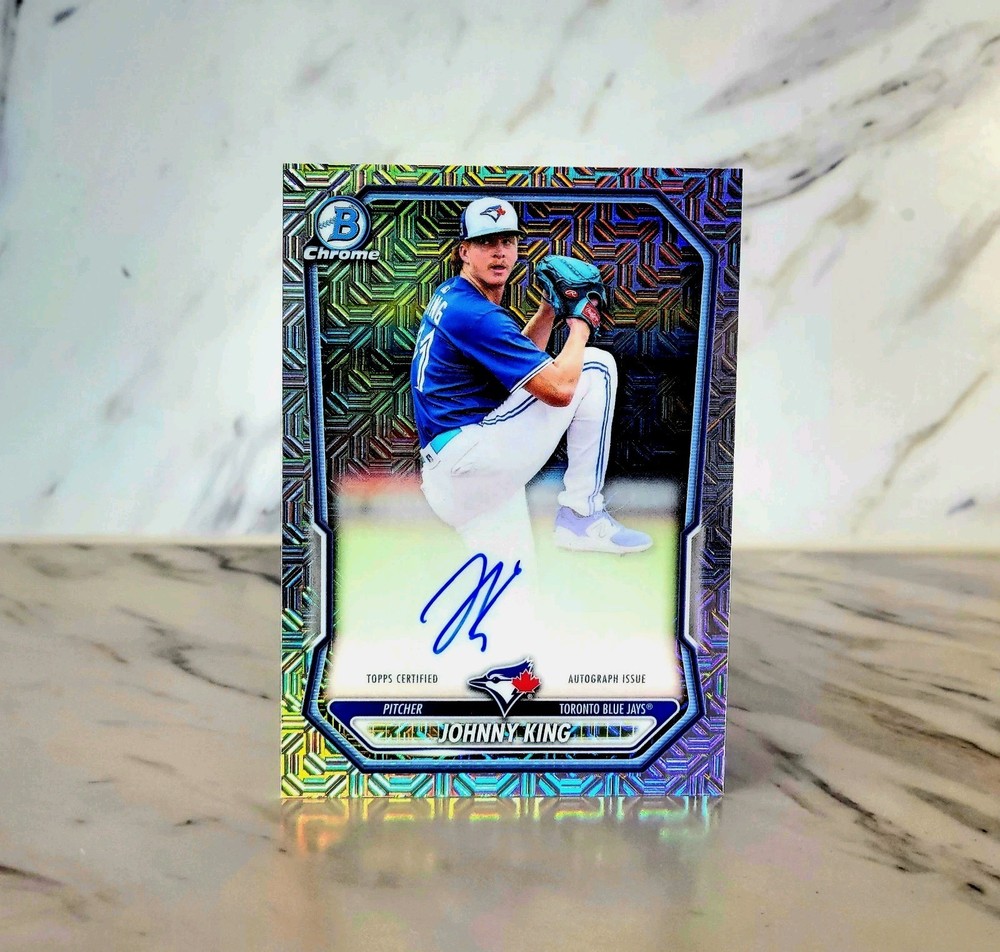 2026 Bowman Chrome Prospect Auto Mojo Refractor #BMA-JK Toronto Blue Jays