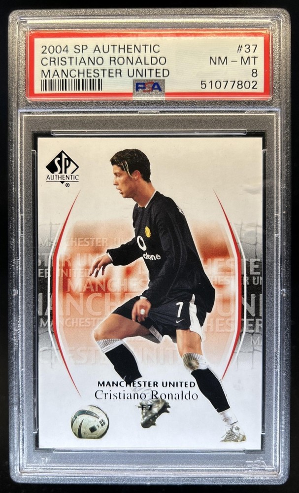 2004 SP Authentic Manchester United Cristiano Ronaldo #37 Man U PSA 8