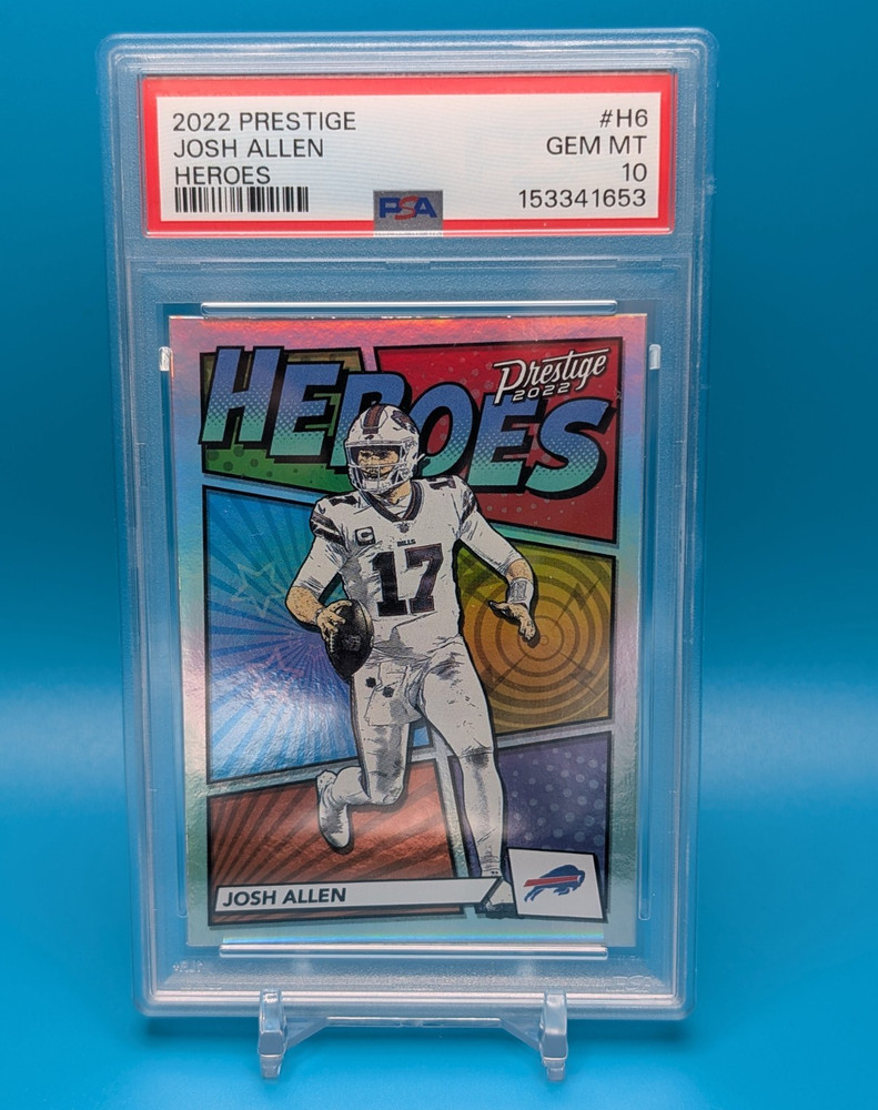 Panini 2022 Prestige Heroes Josh Allen Buffalo Bills #H-6 PSA 10 🔥Football NFL