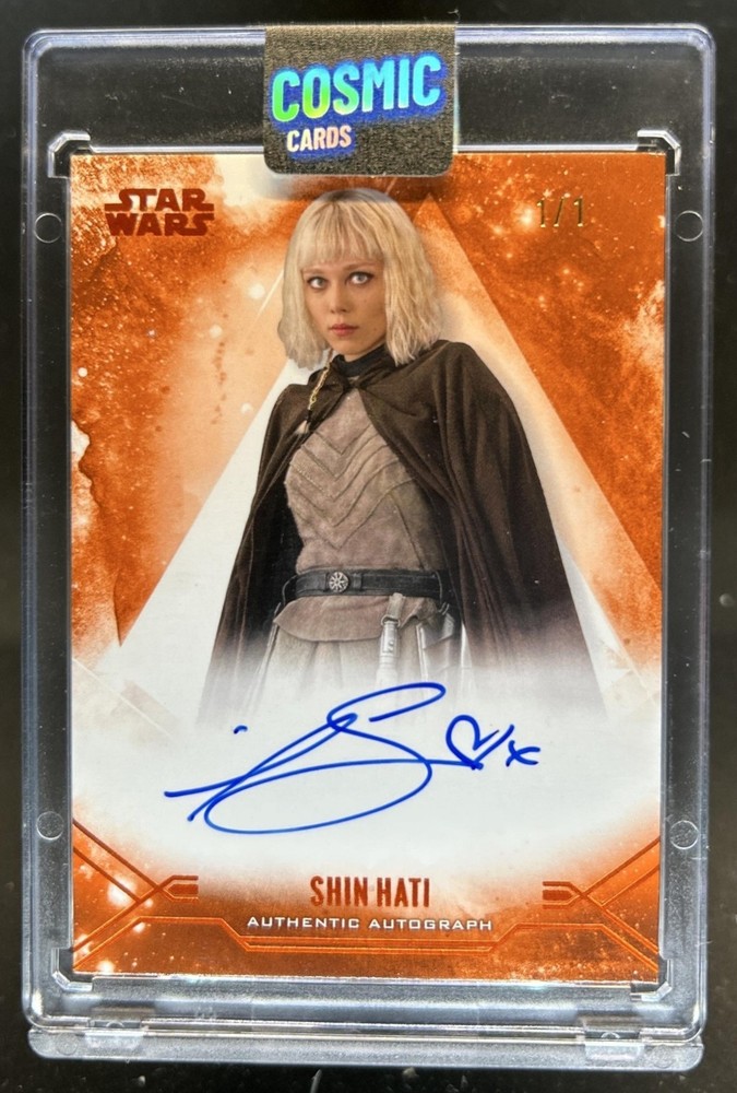 2025 Star Wars Smugglers Outpost Ivanna Sakhno Shin Hati Auto Rebel Orange #1/1