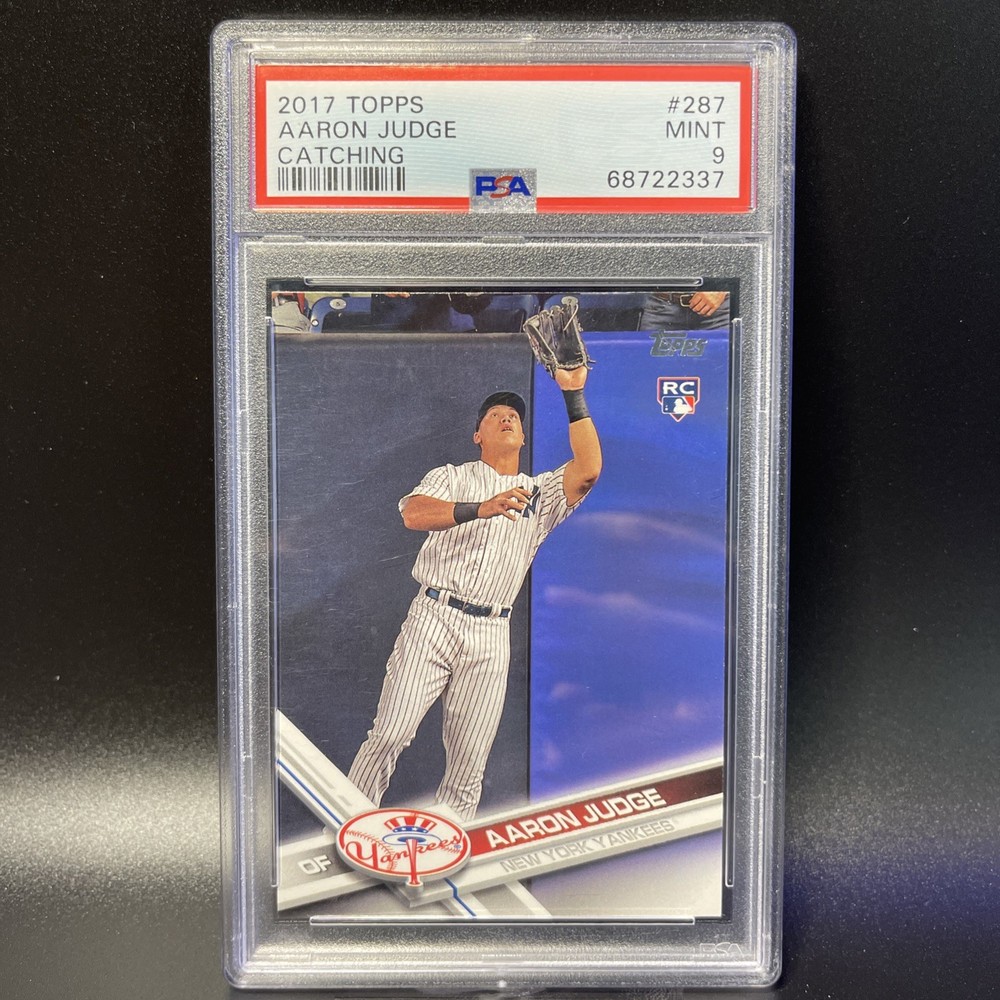 2017 TOPPS AARON JUDGE #287 RC - PSA 9 One Of The Greatest Hitters Of All Time 