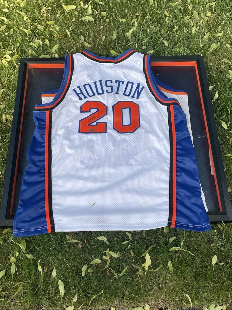 Allan Houston Game Worn NBA Auto Jersey Includes Hologram For Authenticity