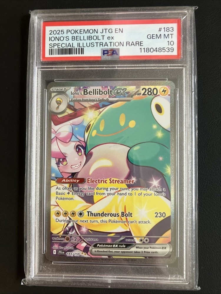 (PSA10) Ionos Bellibolt EX 183/159 Journey Together Special Illustration Pokemon