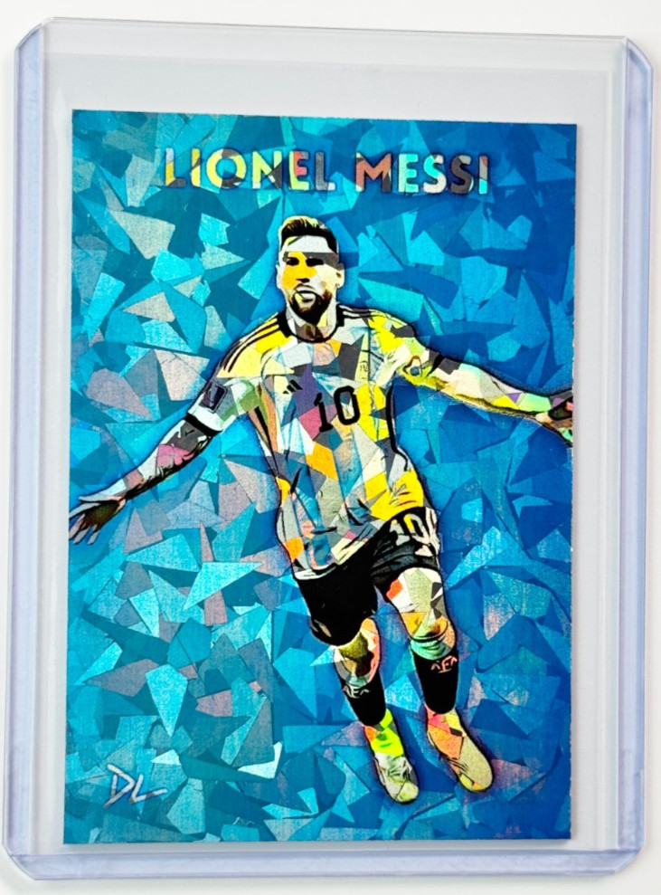 Lionel Messi Limited Artist Signed "Argentina National Team" Refractor Card 1/1