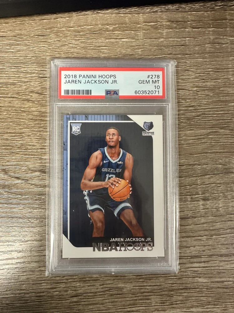 JAREN JACKSON JR PSA 10 - 2018 Panini Hoops Rookie RC #278