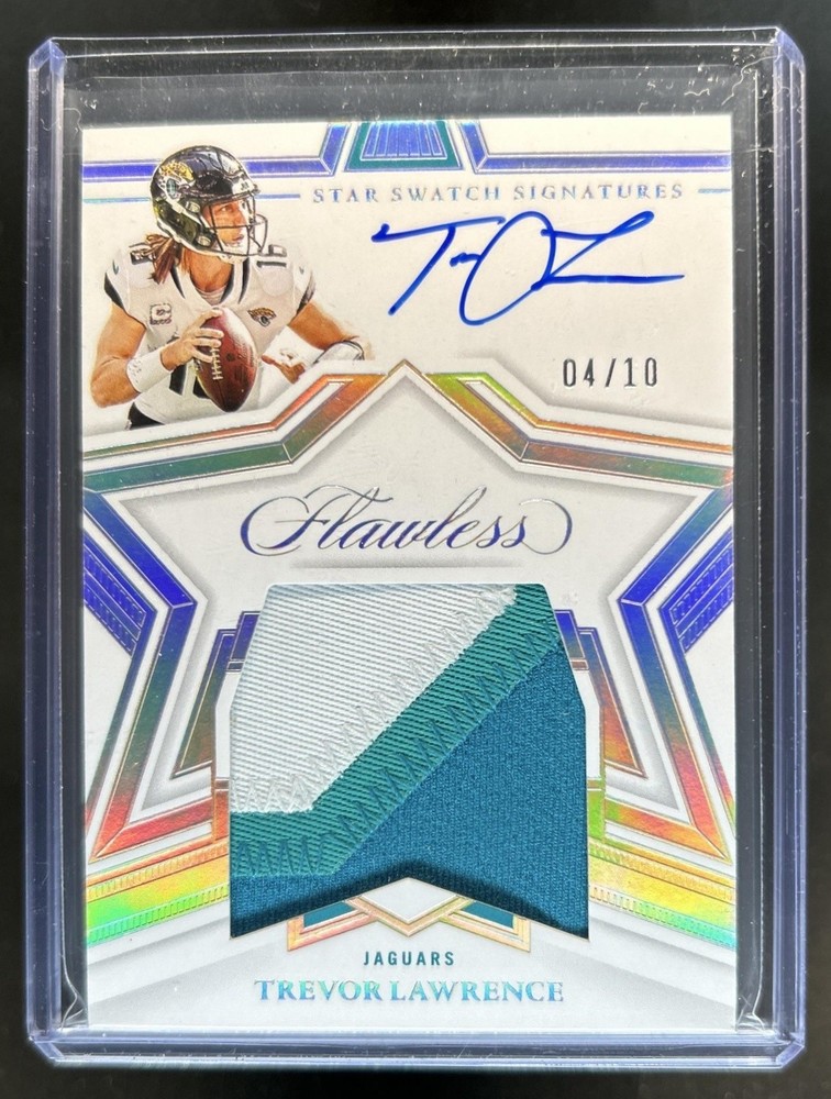 2025 Flawless Trevor Lawrence 2022 - Star Signatures Patch Silver Auto #/10 #1