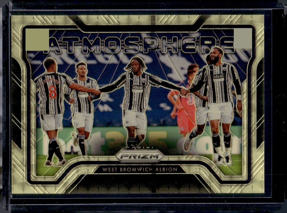 2020 Panini Prizm Atmosphere West Bromwich Albion Gold Vinyl /5 #18
