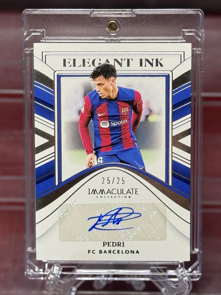 Pedri Auto - 2023/24 Panini Immaculate Elegant Ink SPAIN - Bookend 25/25 ~ 1/1