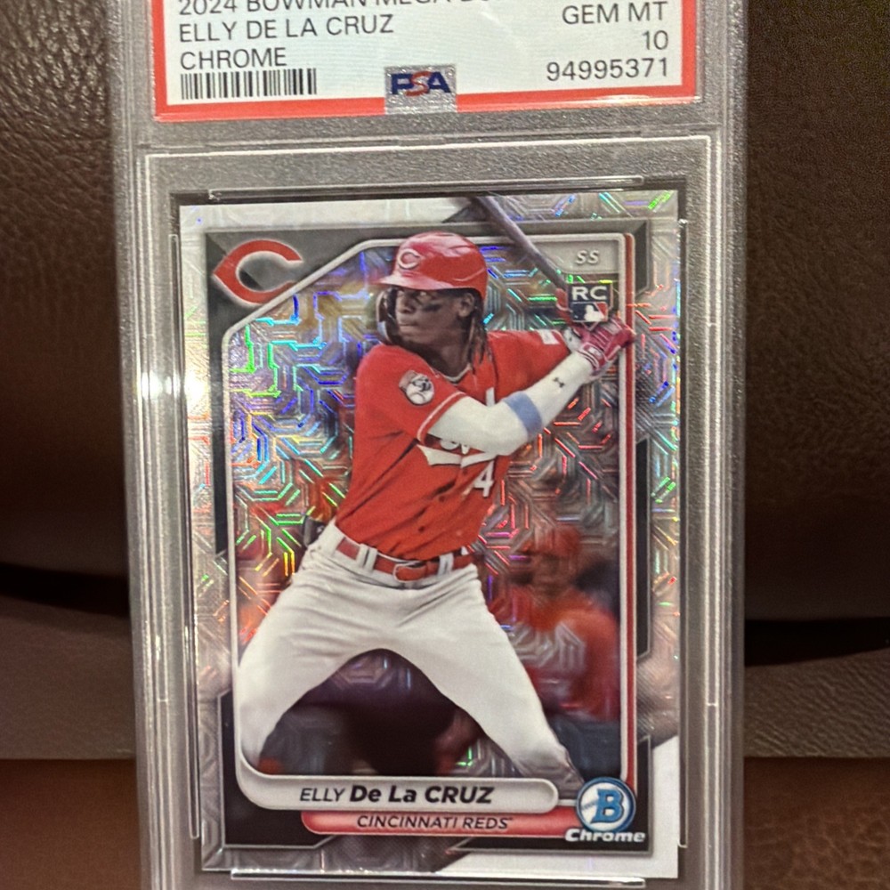 2024 Bowman Chrome Mojo Refractor Elly De La Cruz RC PSA 10