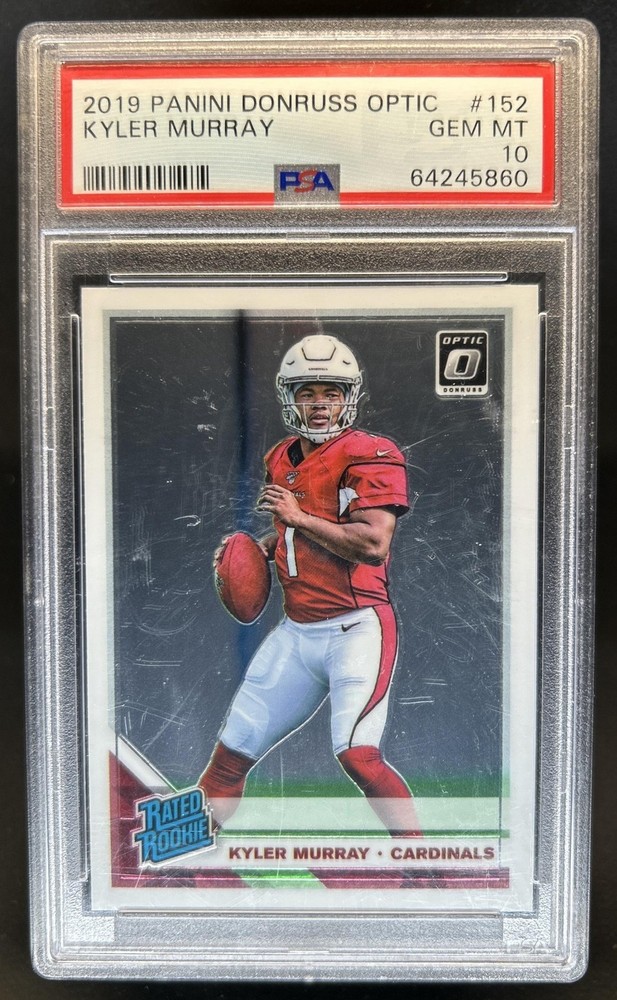 2019 Panini Donruss Optic Kyler Murray Rookie RC #152 Cardinals PSA 10 GEM MINT
