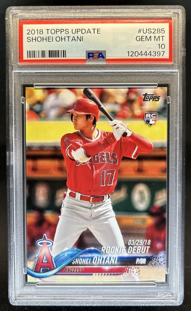 2018 Topps Update Shohei Ohtani RC Rookie #US285 Angels PSA 10 GEM MINT