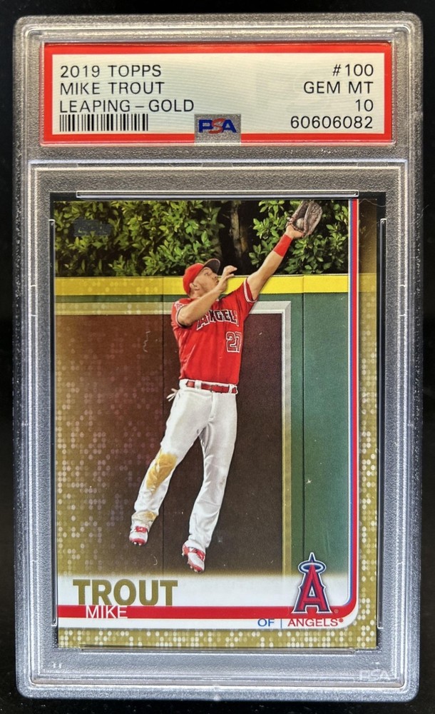 2019 Topps Mike Trout Gold #/2019 Angels PSA 10 GEM MINT
