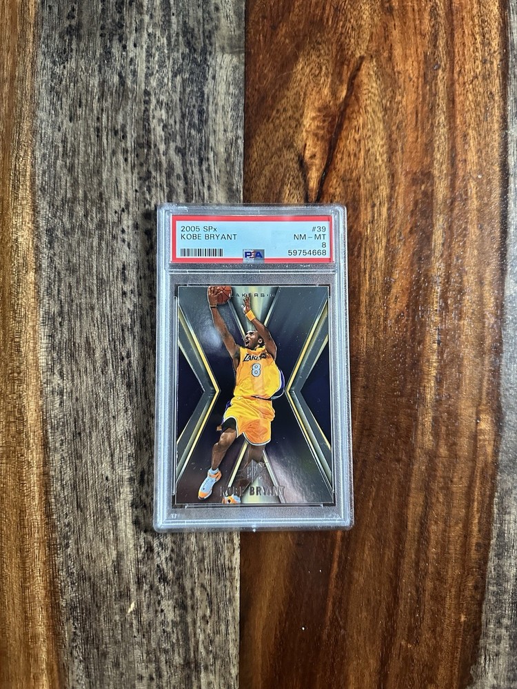 2005-06 Upper Deck SPx Kobe Bryant #39 PSA 8 Los Angeles Lakers Base