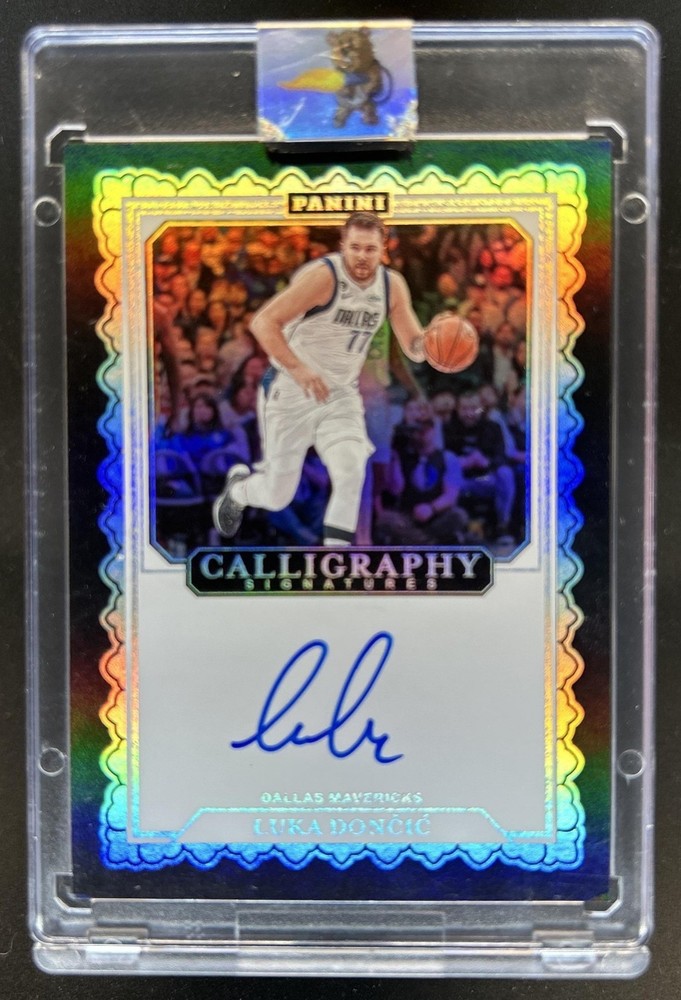 2024-25 Immaculate Luka Doncic 2023-24 Calligraphy Signatures Auto #1