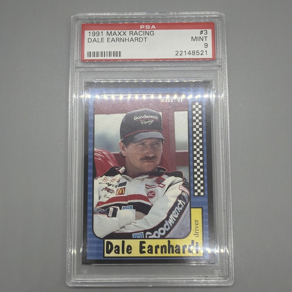 1991 MAXX RACING DALE EARNHARDT PSA 9 MINT GOODWRENCH RACING