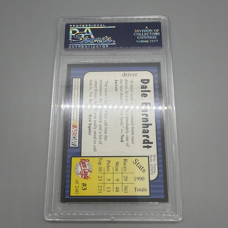 1991 MAXX RACING DALE EARNHARDT PSA 9 MINT GOODWRENCH RACING view 2