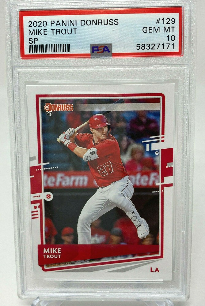 2020 Donruss #129 Mike Trout - PSA 10