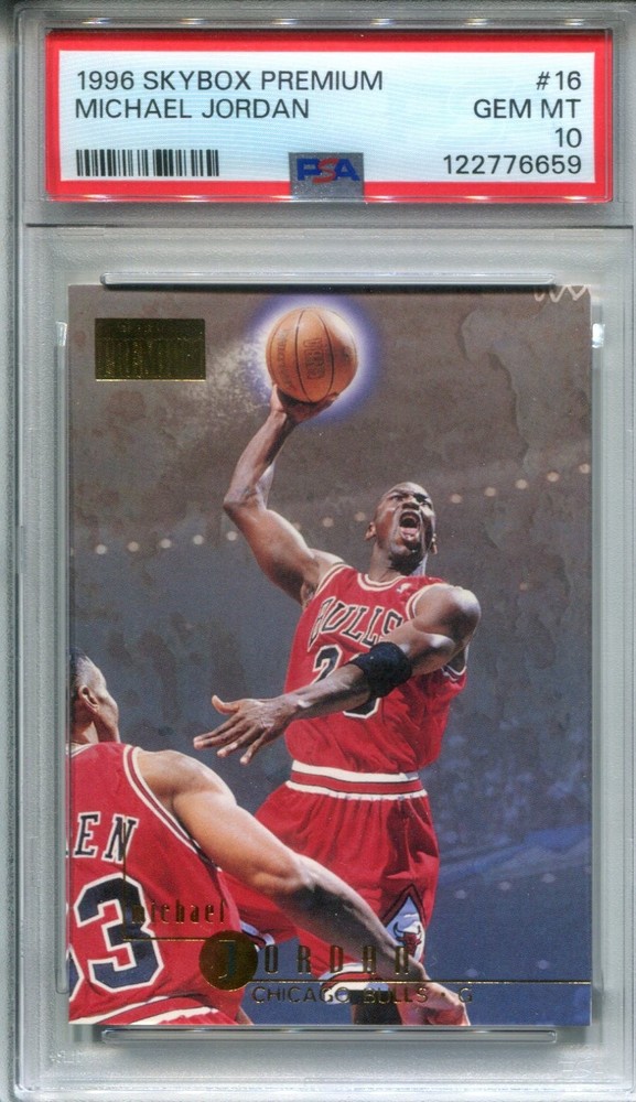 1996 Skybox Premium #16 Michael Jordan #PSA 10 GEM MINT - Chicago Bulls