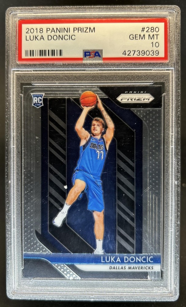 2018-19 Panini Prizm Luka Doncic RC Rookie #280 Mavericks PSA 10 GEM MINT