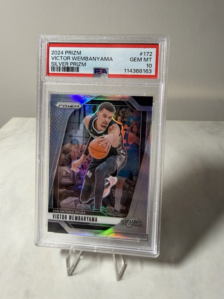 2024-25 Panini Prizm - Victor Wembanyama #172 Silver Prizm PSA 10
