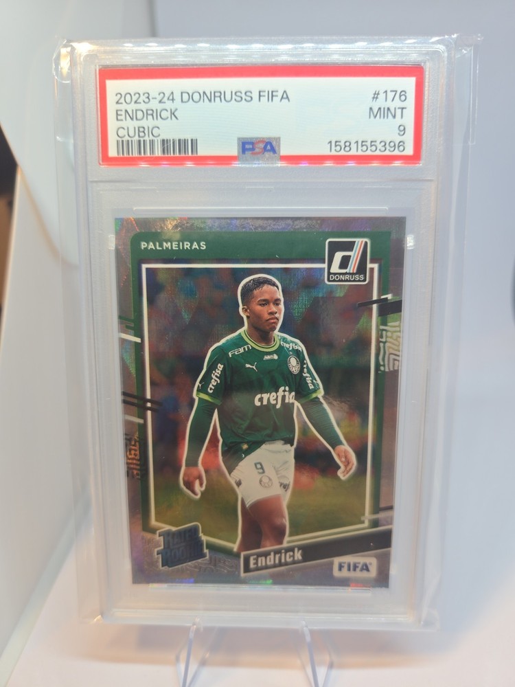 PSA MINT 9 2023-24 Panini Donruss Fifa - Optic-Holo Rated Rookie Endrick #176 