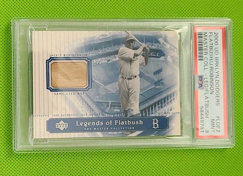 2000 Upper Deck Jackie Robinson PSA 9 Pop 4 None Better! Legends of Flatbush