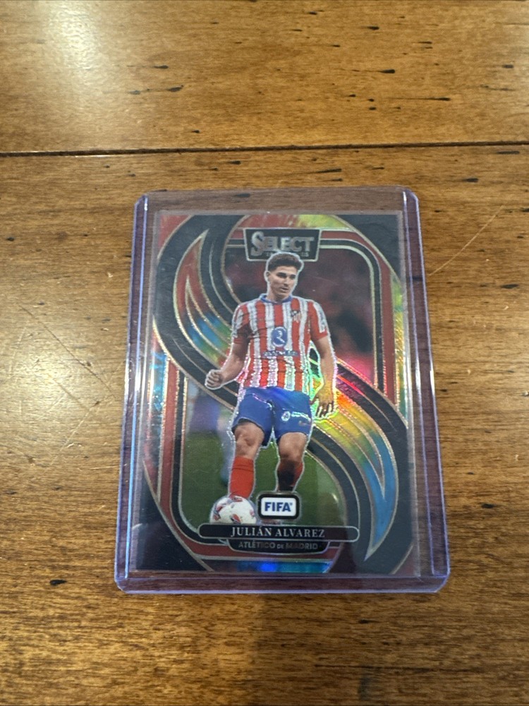 2024-25 Panini Select FIFA Julian Alvarez Mezzanine Tie-Dye Prizm 15/25