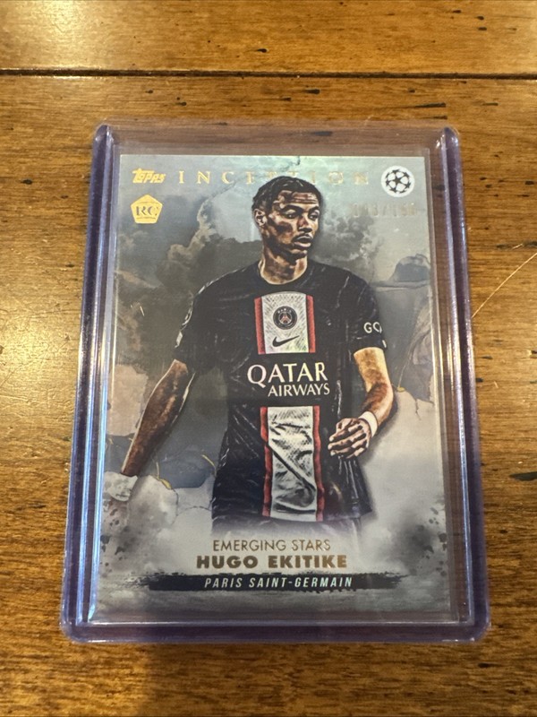 2022-23 Topps Inception UEFA Hugo Ekitike Emerging Stars 103/150 view 2