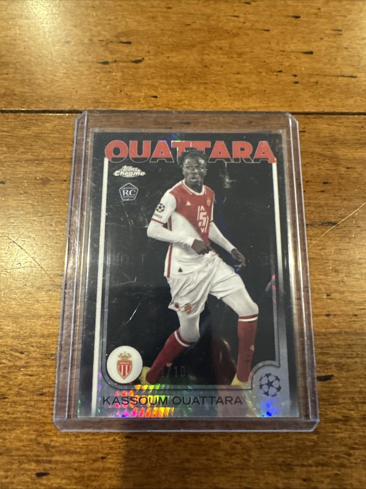 2024-25 Topps Chrome UCC Kassoum Ouattara #103 Black Geometric RC 1/10