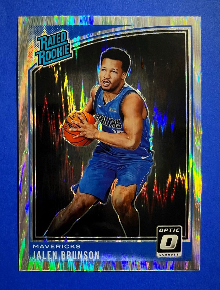 Panini 2018-19 Donruss Optic Jalen Brunson Rated Rookie #179 Shock Prizm