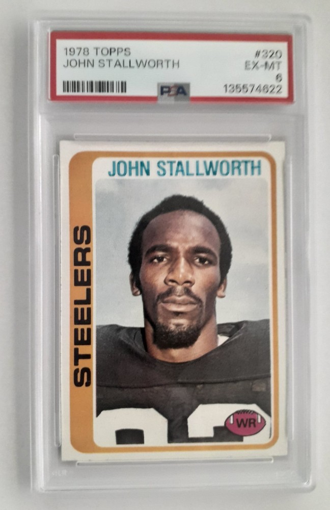 1978 JOHN STALLWORTH PSA 6 (RC) ... BONUS VINTAGE CARDS ADDED FREE!!