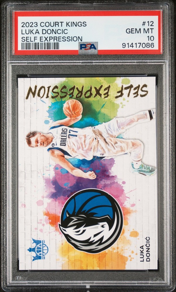 2023-24 Panini Court Kings #12 Luka Doncic Self Expression PSA 10