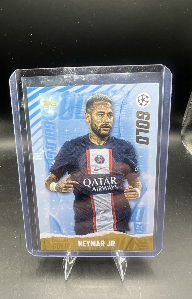 2022-23 Topps Gold X Dan Leydon - Gold Neymar Jr