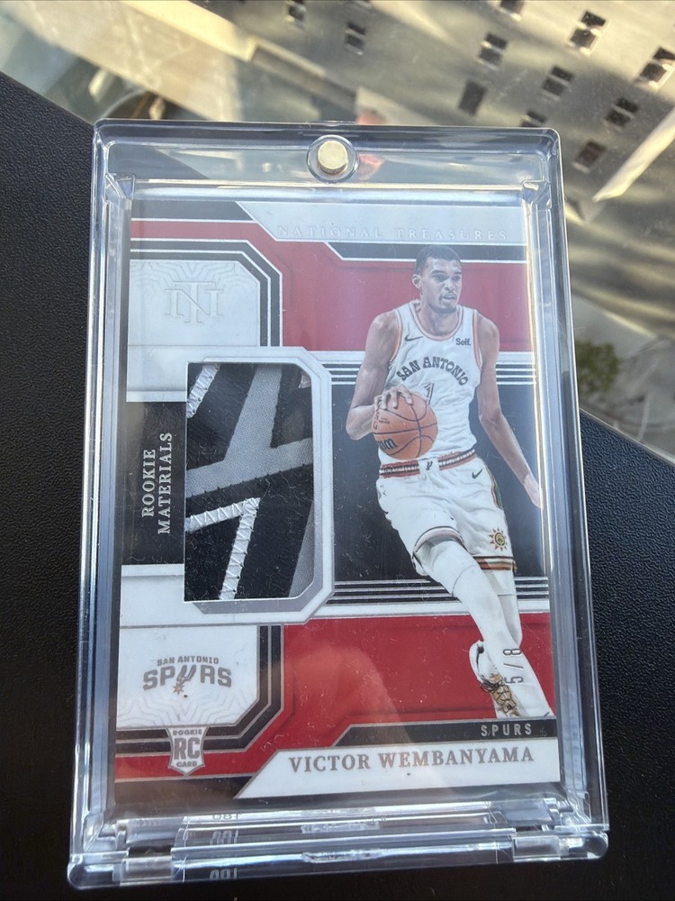 Victor Wembanyama /8 🔥 national treasures MONSTER PATCH rookie materials