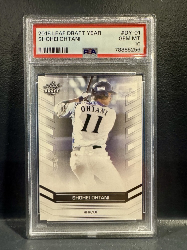 2018 LEAF OHTANI DRAFT YEAR #DY-01 SHOHEI OHTANI ROOKIE RC PSA 10