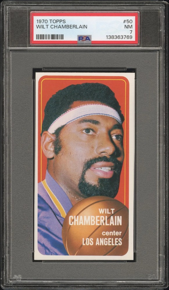1970 Topps Wilt Chamberlain #50 PSA 7