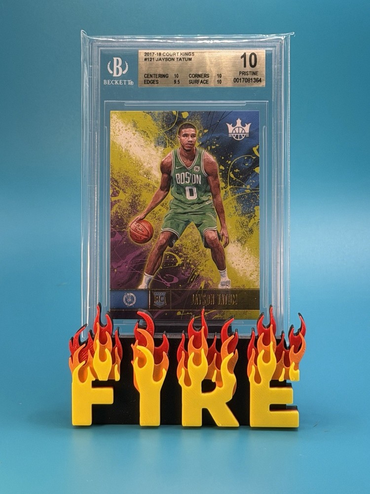 2017-18 Court Kings #121 Jason Tatum RC BGS 10 Pristine BOS Celtics Rookie