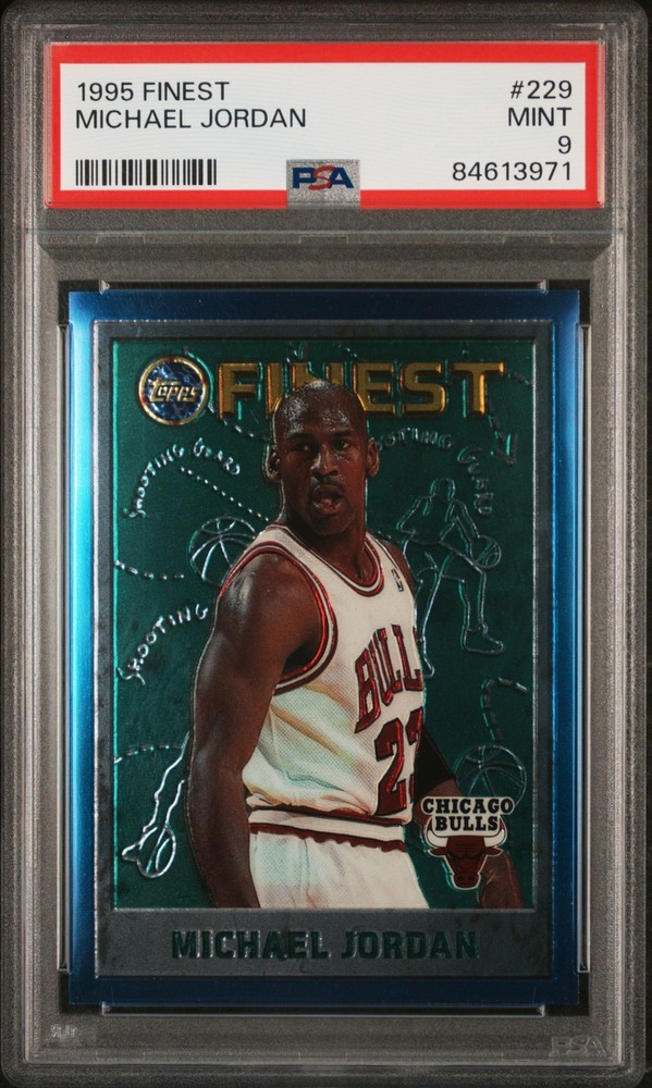 1995 FINEST #229 MICHAEL JORDAN PSA 9 *READ DETAILS*