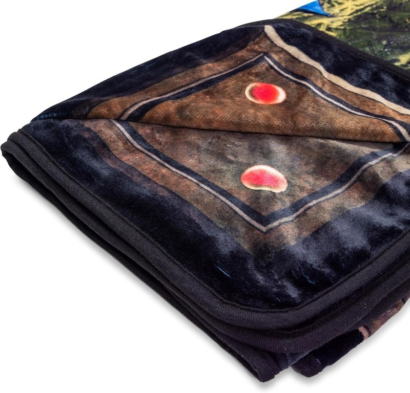 Magic: The Gathering Black Lotus Card Double-Sided Fleece Throw Blanket for view 2