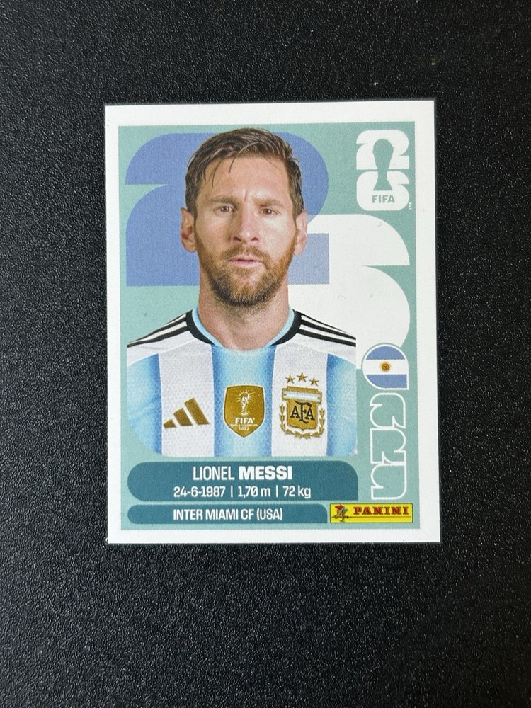 2026 Panini FIFA World Cup Sticker Lionel Messi Argentina ARG17